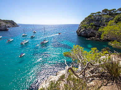 Cala de Santa Galdana, Cala Macarella, Cala Macarelleta