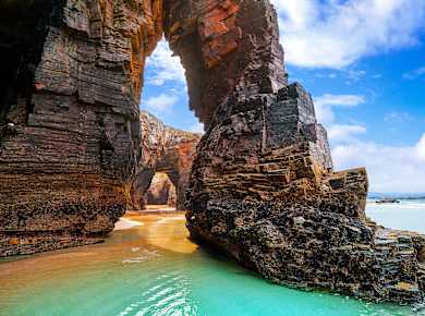 Ribadeo, Praia das Catedrais