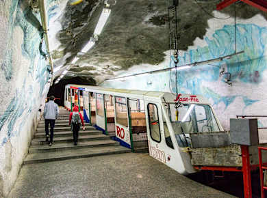 Saas Fee, Metro Alpin