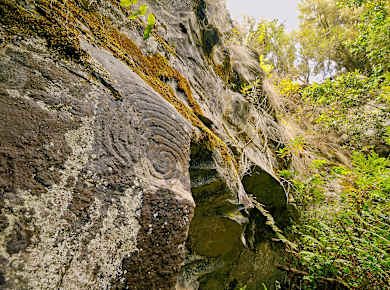 Santo Domingo de Garafía, Höhlen La Zarza und La Zarcita