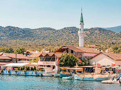 Kaleucagiz, Küstenstadt