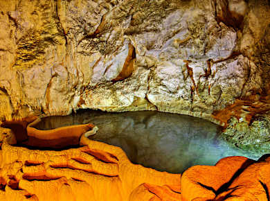 Tropfsteinhöhlen Spileo ton Limnon