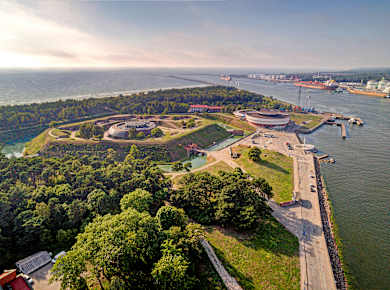 Litauen, Kopgalis, Stadtviertel von Klaipėda