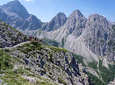 Lienzer Dolomiten, Blick auf die Gamswiesenspitzen
