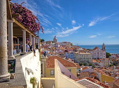 Lissabon, Miradouro de Santa Luzia