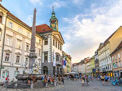 Stadtplatz Ljubljana