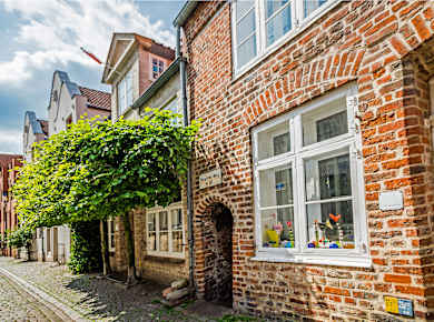 Lübeck, Hellgrüner und dunkelgrüner Gang