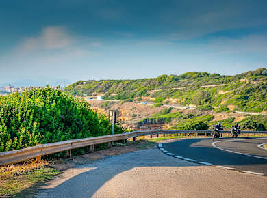 Motorradfahren von Alghero nach Bosa