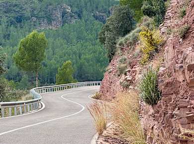 Motorradfahren im Naturpark Serra d‘Espada