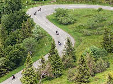 Kurvenparadies Süd-Vogesen mit dem Motorrad