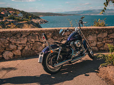 Motorradfahren in Dalmatien, Motorradtour Dalmatien: Meerblick und Nationalpark
