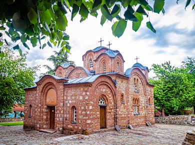 Opština Karpoš, Kirche St. Pantaleon in Gorno Nerezi