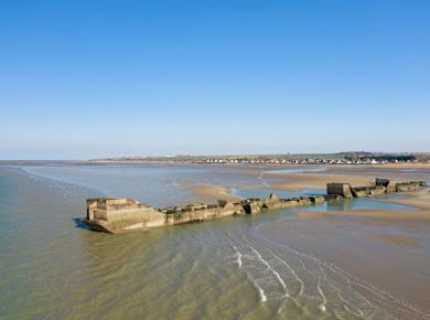Ouistreham, Plages du Débarquement