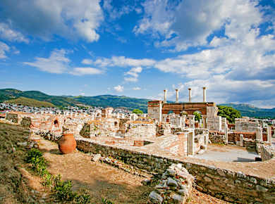 Provinz İzmir, Ruinen der St. Johannes-Basilika, Selcuk, Ephesus