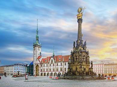 Region Olmütz, Dreifaltigkeitssäule in Olomouc (Olmütz)