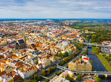 Region Pilsen, Blick auf Pilsen