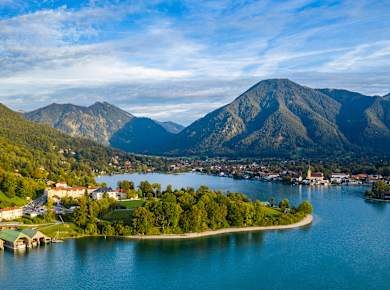 Blick auf den Tegernsee