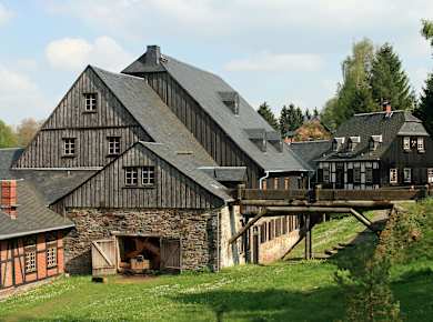 Schneeberg-Neustädtel, Technisches Museum Siebenschlehener Pochwerk