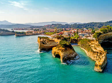 Sidari (Insel Korfu), Sandsteinküste