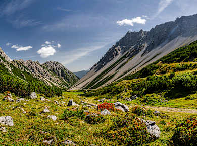 Sindelsdorf, In die Lechtaler Alpen
