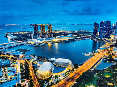 Singapur, Marina Bay