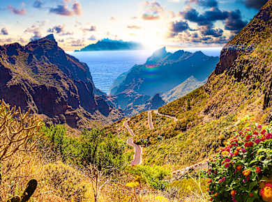 Teneriffa, Teno-Gebirge, Masca Schlucht