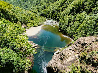 Traffiume, Cannobino-Schlucht