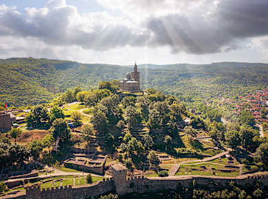 Veliko Tarnovo mit der Festung Zarewez