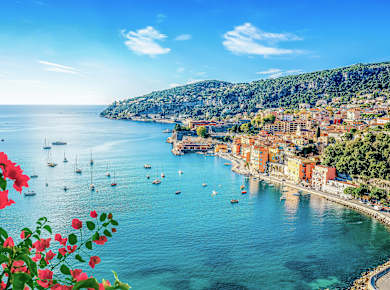 Französische Riviera, Blick auf Villefranche-Sur-Mer