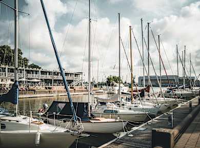 Klaipeda, Jachthafen Smiltyne