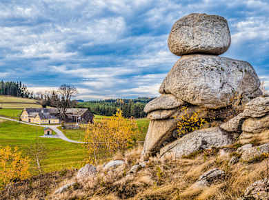 Waldviertel, Wackelsteine in Blockheide