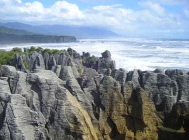 Pancake rocks Punakaiki