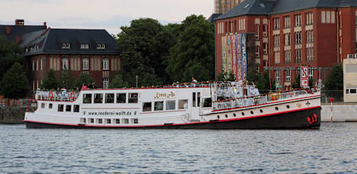 Eventschiff "KREUZ AS", Foto: Reederei Wolff