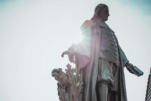 Paul-Gerhardt-Denkmal in Lübben, Foto: Willi Löben, Lizenz: Tourismusverband Dahme-Seenland e.V.,