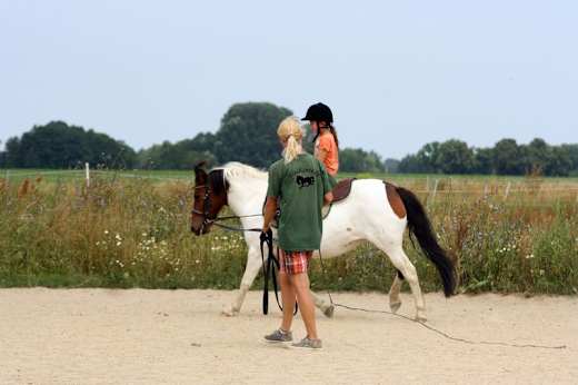 Reitunterricht an der Longe, Foto: Katrin Riegel, Lizenz: Seenland Oder-Spree