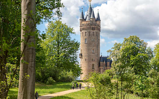 Flatowturm im Park Babelsberg in Potsdam, Foto: André Stiebitz, Lizenz: SPSG/ PMSG