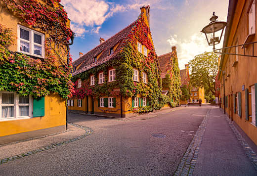 Augsburg, Fuggerei und Museum