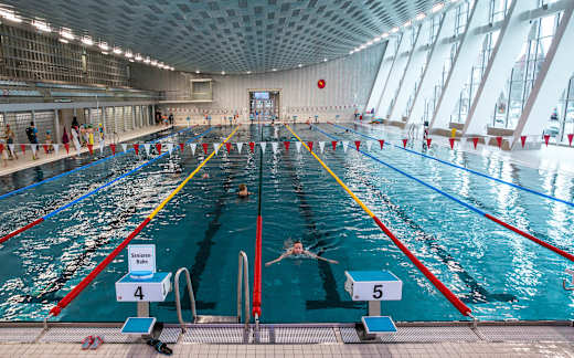 Dresden, Schwimmsportkomplex Freiberger Platz