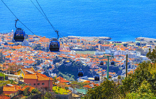 Funchal, Teleférico do Monte