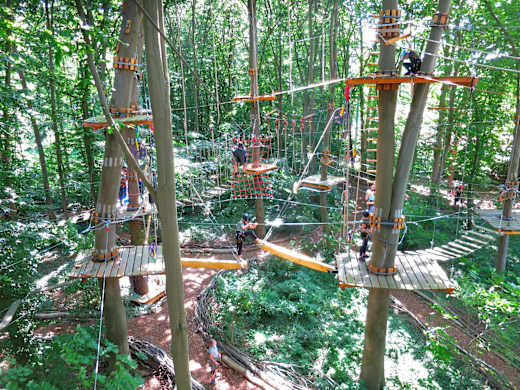Übersicht Kletterwald