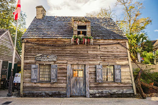 St. Augustine, Oldest Wooden Schoolhouse