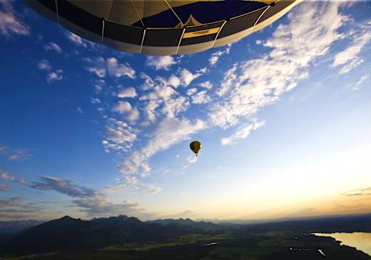 Truchtlaching, Ballonfahrten Chiemgau