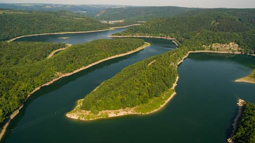 Urftstausee im Nationalpark Eifel