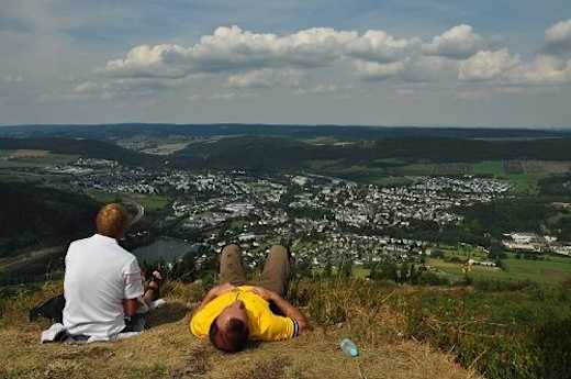 Blick vom Olsberggipfel