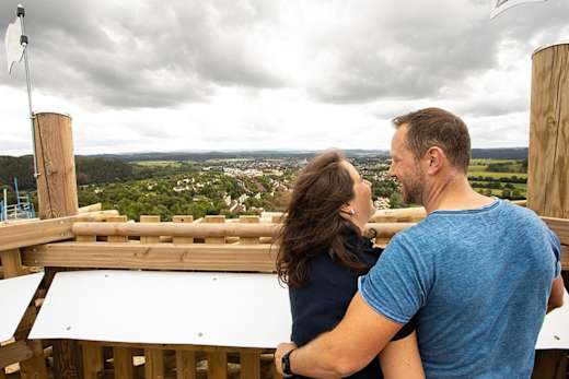 Ausblick vom AVENTURA -SpielBerg in Medebach