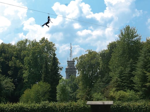 Seilbahn mit Bismarckturm