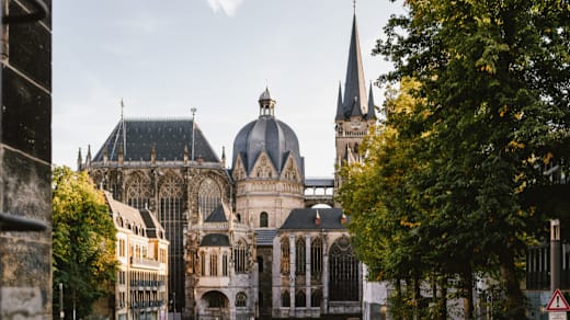 Aachener Dom vom Katschhof