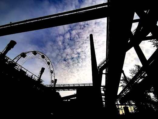 Silhouette der Kokerei Zollverein