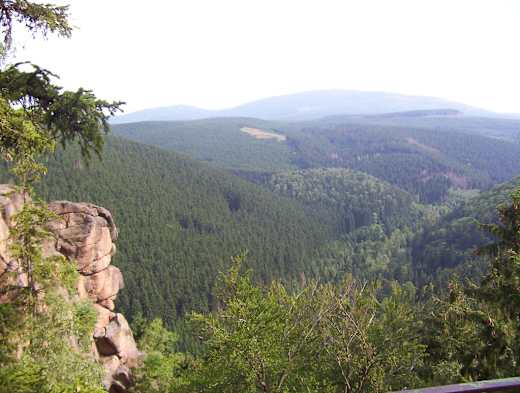 Der Ausblick ist malerisch.