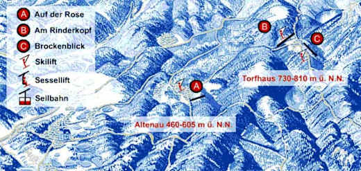 Pistenplan Altenau